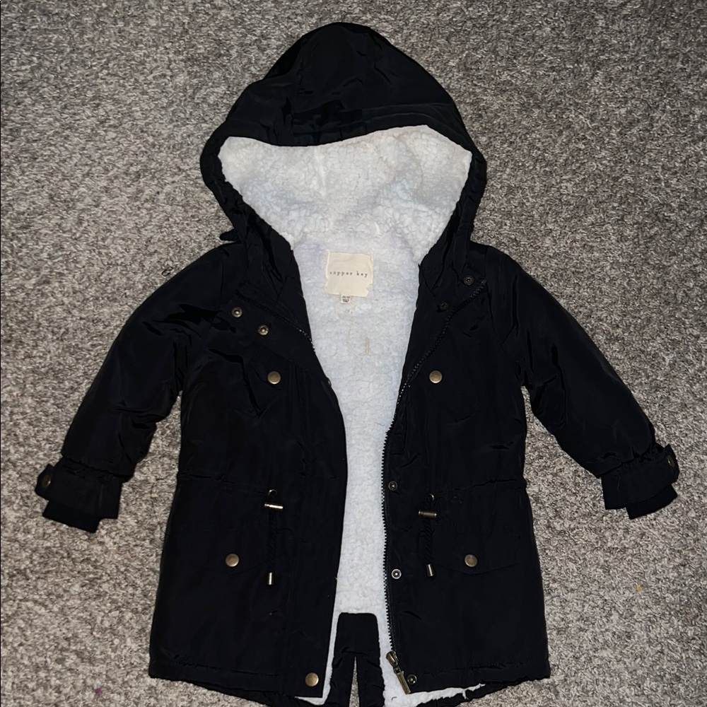 Copper Key Black Hooded Jacket